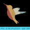 Hummingbird Retro Style Vintage - PNG design assets - Trendsetting And Modern Collections