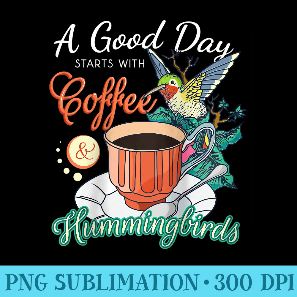 Womens Hummingbirds Coffee Lover Nectar Feeder Animal Birds Raglan Baseball - Fashionable Shirt Design - Stunning Sublimation Graphics