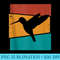Retro Hummingbird I Hummingbird Art I Hummingbird - PNG Download Illustration - Bring Your Designs to Life