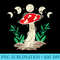 Cottagecore Aesthetic Goblincore Mushroom Moon Phases Magic Premium - PNG Download Library - Quick And Seamless Download Process