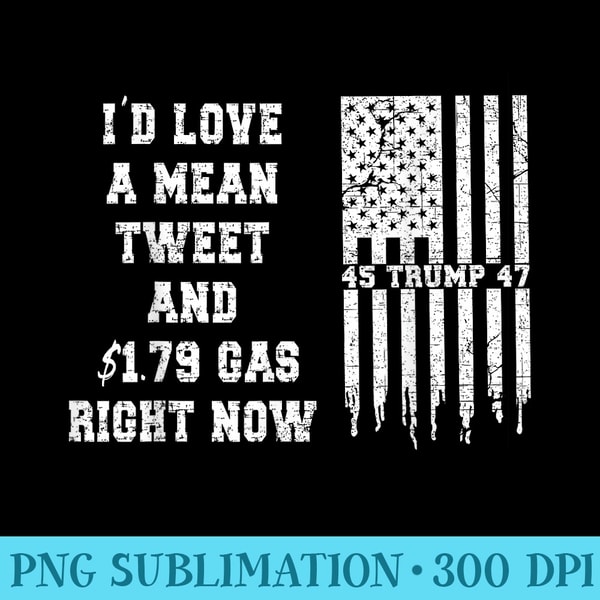 Funny Pro Trump Fathers Day Gas Prices Mean Tweets July 4th - Trendy PNG Designs - Revolutionize Your Designs