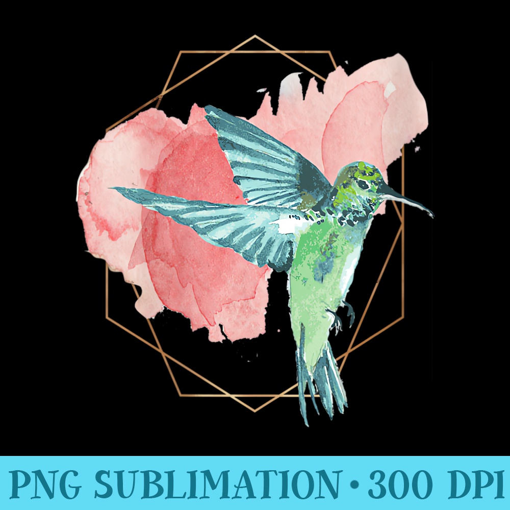 Womens Geometric Hummingbird Modern Minimalist Aesthetic Southwest - Transparent PNG Download - Defying the Norms