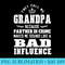 Grandfather Grandpa Partner In Crime Men Humor Fathers Day - Ready To Print PNG Designs - Enhance Your Apparel with Stunning Detail