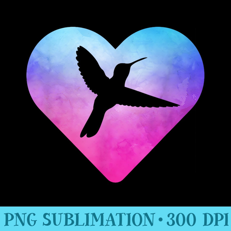 Women or Girls Hummingbird Bird - Shirt Print PNG - Unleash Your Inner Rebellion