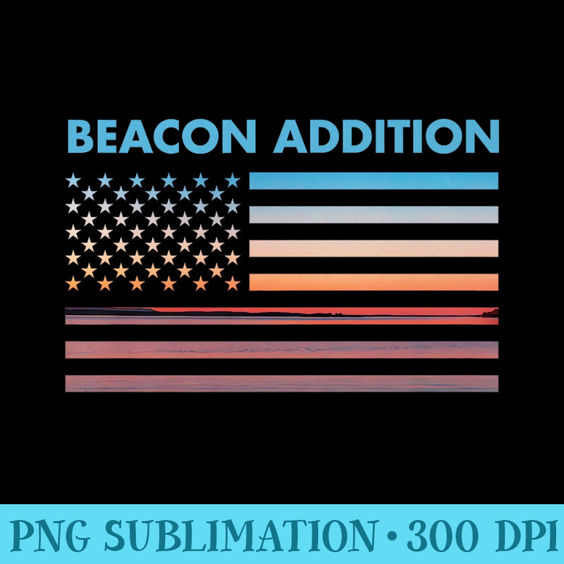 Vintage Sunset American Flag Beacon Addition, Arkansas Premium - PNG Picture Download - Unleash Your Inner Rebellion
