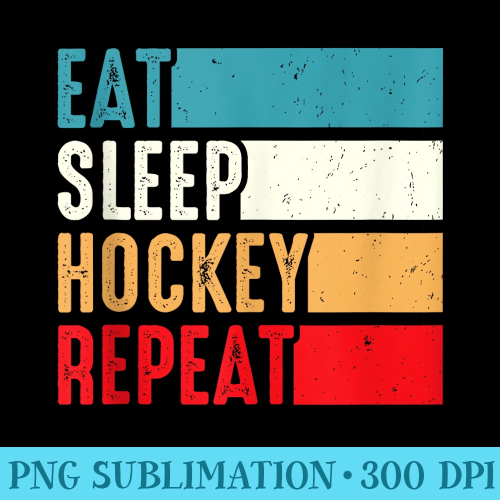 Eat Sleep Hockey Repeat Christmas For n Adult Hockey - Sublimation patterns PNG - Eco Friendly And Sustainable Digital Products