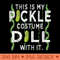 Pickle Halloween costume Funny gift for men women and boys - Vector PNG Clipart - Perfect for Personalization