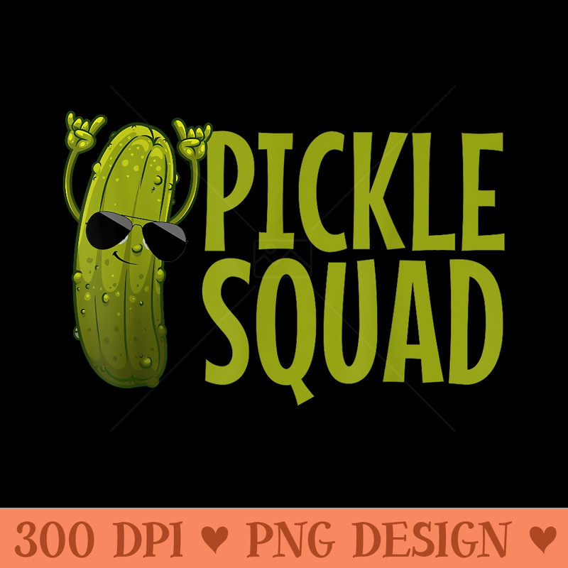 Cute Pickle Design For Cucumber Pickle Lover - PNG Graphics - Unique And Exclusive Designs
