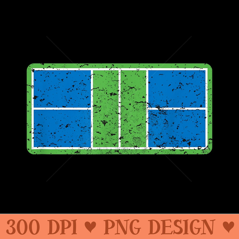 Pickleball Court Pickleballer - Vector PNG Clipart - Unlock Vibrant Sublimation Designs