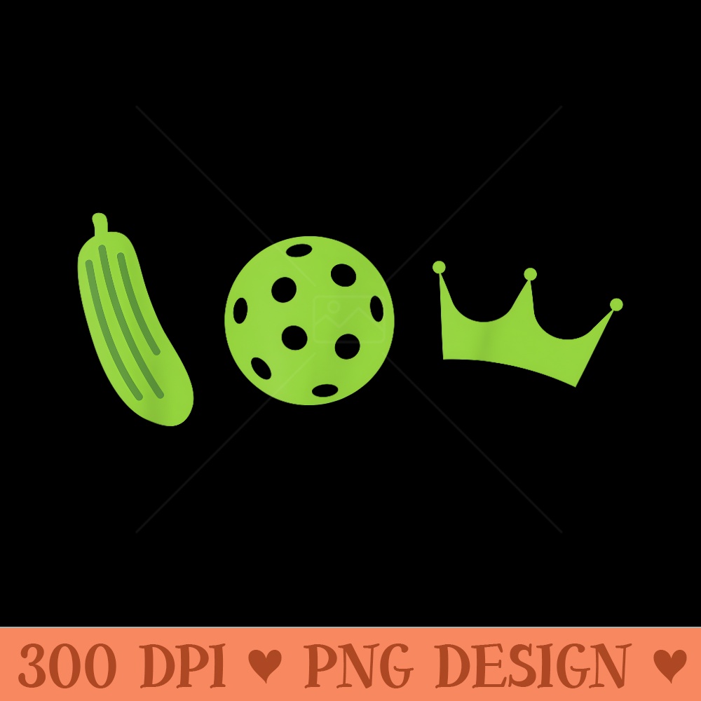 Funny Pickleball Pickle Ball King Graphic - PNG design downloads - Trendsetting And Modern Collections