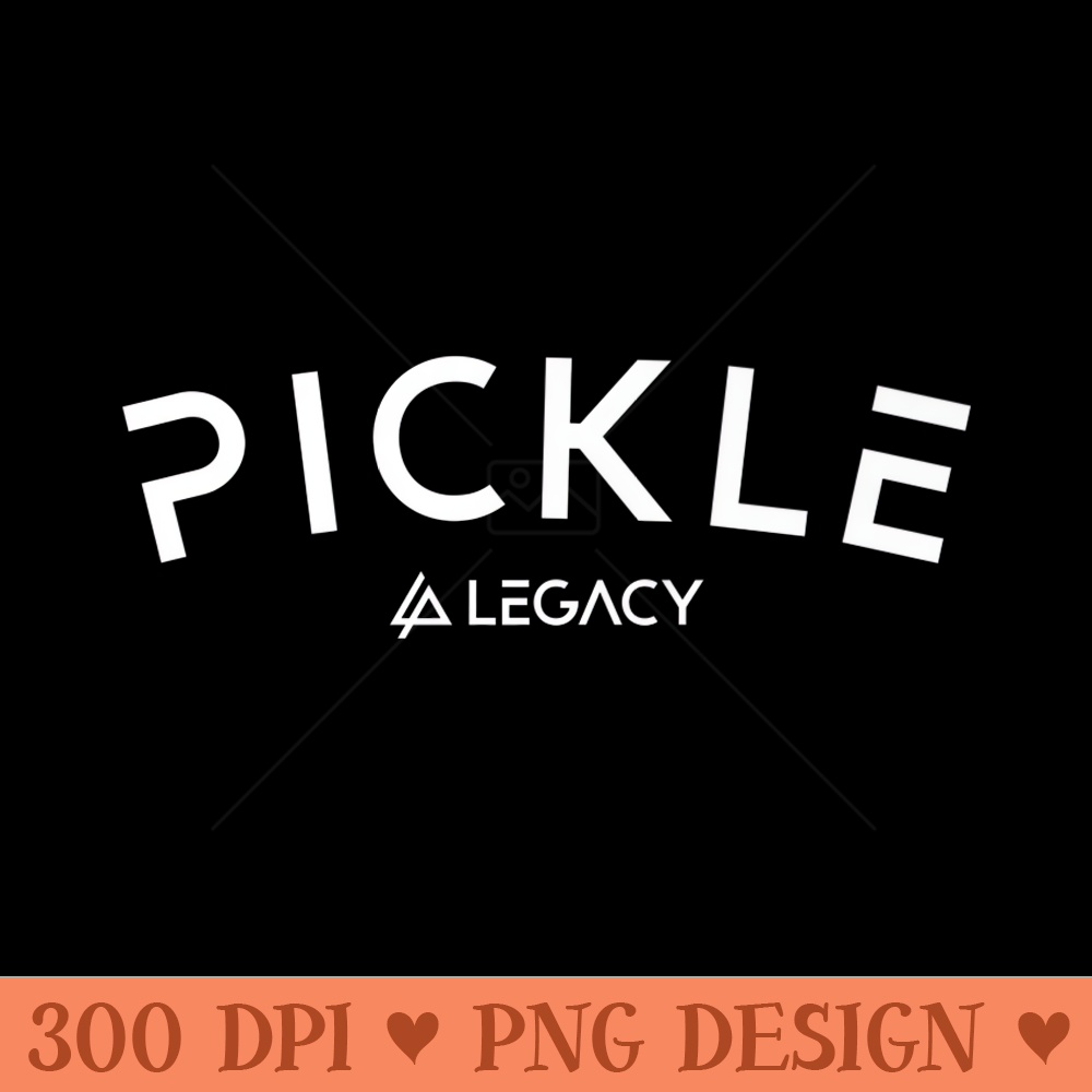Legacy Pickleball Pickle Premium - PNG Download - Versatile And Customizable Designs