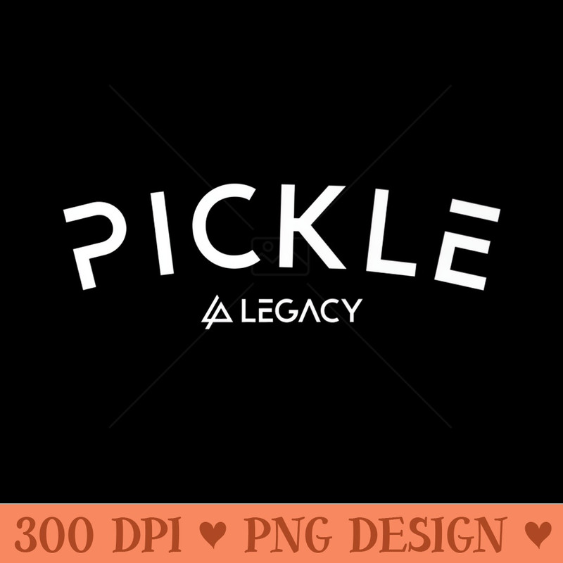 Legacy Pickleball Pickle Premium - PNG Download - Versatile And Customizable Designs
