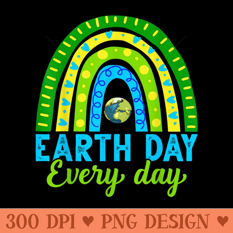 Earth Day Save Our Home Plant More Trees Go Planet - Digital PNG Downloads - Unlock Vibrant Sublimation Designs