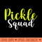 Pickle Squad Vegan Squad Cucumber Pickle Lover Quote Women - PNG Design Files - Transform Your Sublimation Creations