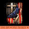 Vintage Mens Faith Over Fear Christian Cross American Flag - PNG download with transparent background - Perfect for Sublimation Art