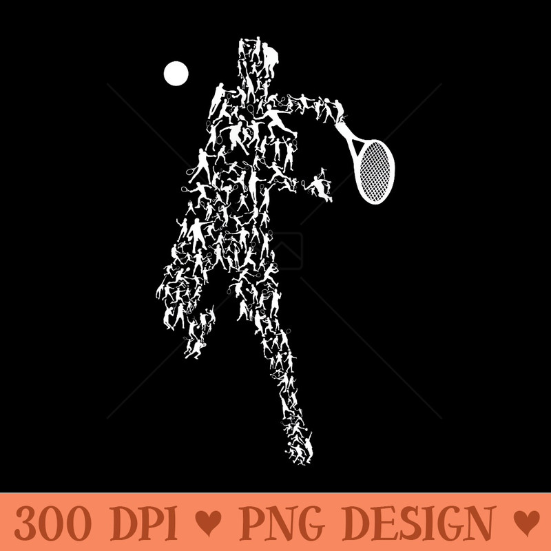 Tennis Positions Player Balls Funny Racket Game Outfit - High Quality PNG download - Enhance Your Apparel
