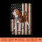Beagle American Flag Bandana Patriotic 4th Of July - PNG download for graphic design - Bold & Eye Catching