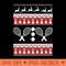 Tennis Ugly Christmas Xmas Sweat - Ready To Print PNG Designs - Trendsetting And Modern Collections