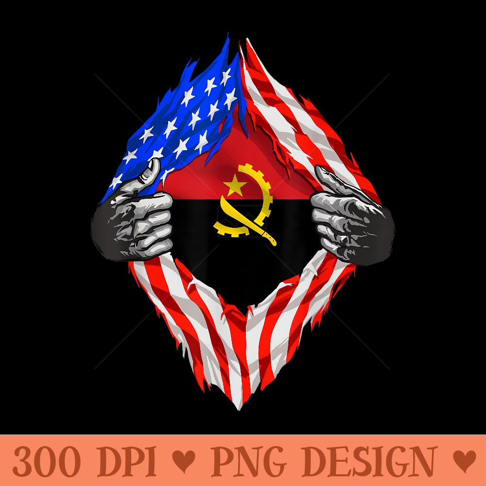 Angola Super Angola Flag Central Africa Angolan Roots - High Quality PNG download - Easy To Print And User Friendly Designs