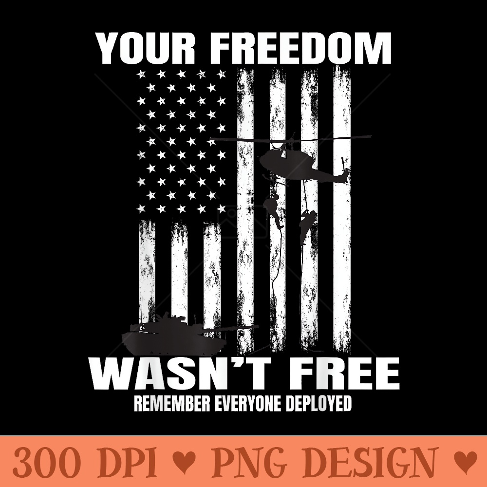 Red On Fridays Military Veteran Patriotic American USA Flag - PNG download - Unlock Vibrant Sublimation Designs