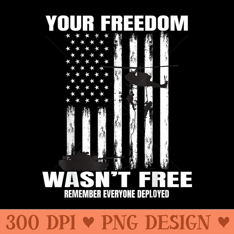 Red On Fridays Military Veteran Patriotic American USA Flag - PNG download - Unlock Vibrant Sublimation Designs