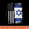 Israeli American Flag Mens Israel USA Support Israel IDF - PNG Graphics - Perfect for Creative Projects