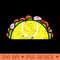 Taco Tennis Ball Funny Cinco De Mayo Tennis Player - PNG graphics - Bold & Eye Catching