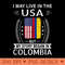 American Colombian Flag  My Story Began In Colombia - PNG image download - Versatile And Customizable Designs