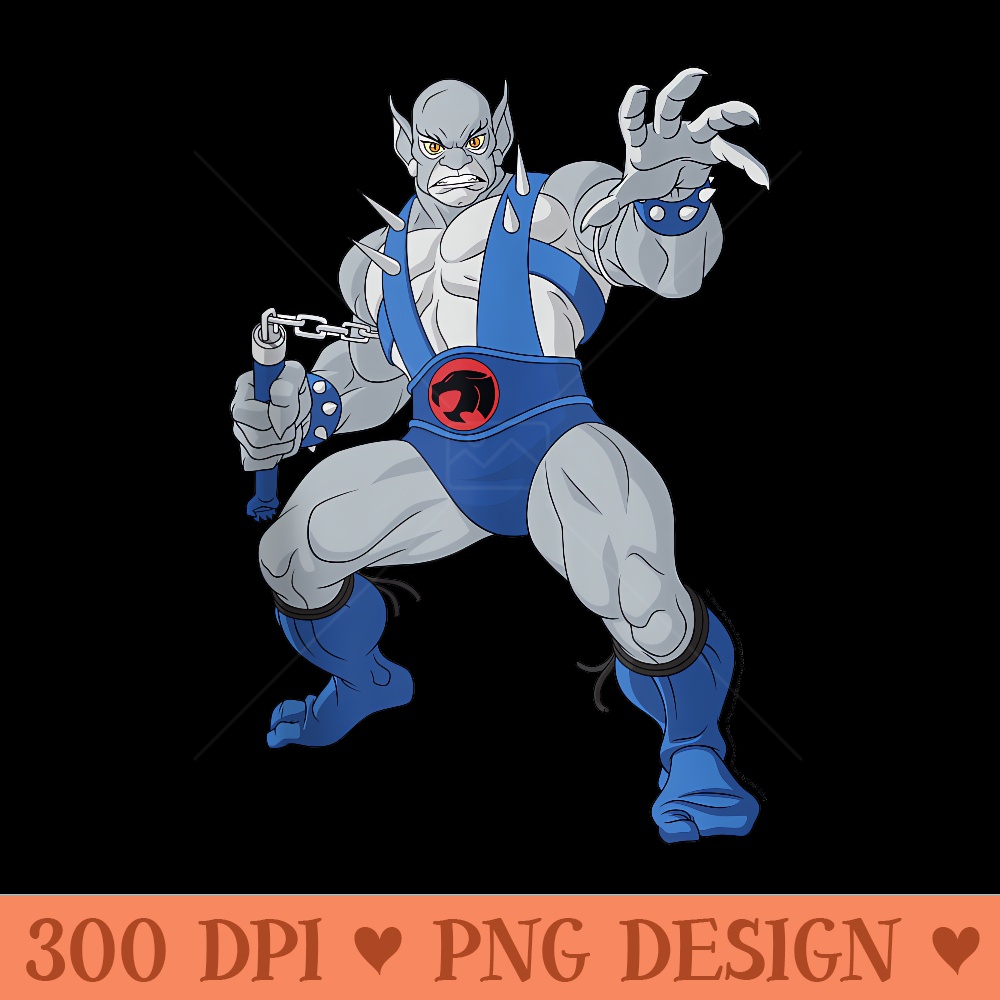 ThunderCats Panthro Portrait - PNG Art Files - Unique And Exclusive Designs