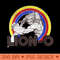 ThunderCats LionO Retro Rainbow - Printable PNG Graphics - Transform Your Sublimation Creations