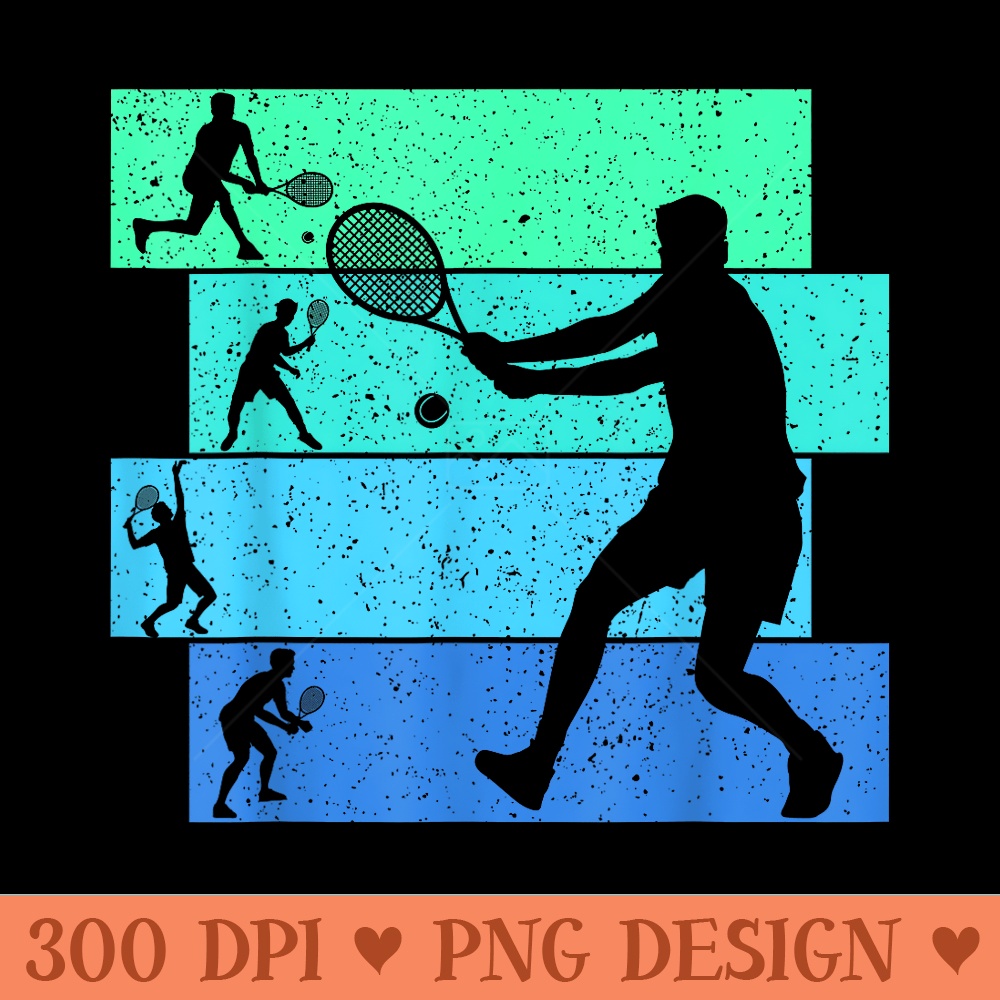 Tennis Youth Men - Digital PNG Downloads - Limited Edition And Exclusive Designs