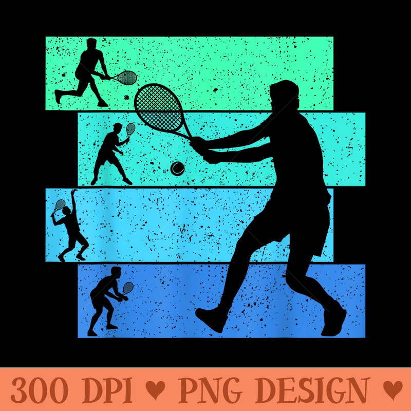 Tennis Youth Men - Digital PNG Downloads - Limited Edition And Exclusive Designs