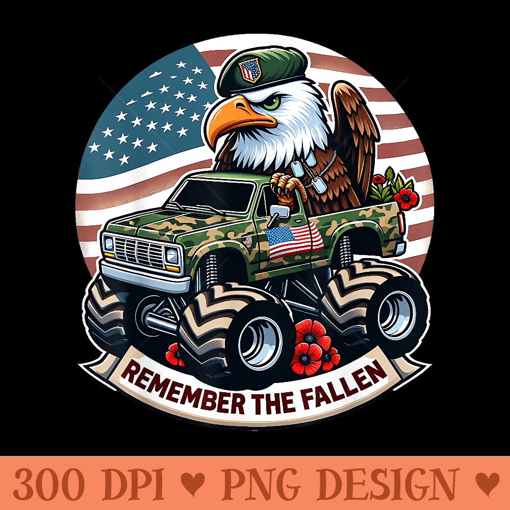 Memorial Day s American Flag Eagle USA - PNG Graphics - Perfect for Sublimation Art