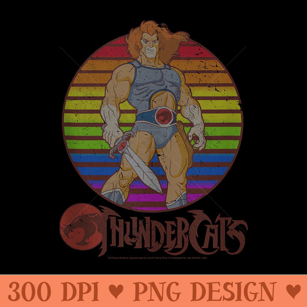Thundercats LionO Rainbow Sunset Poster - PNG clipart download - Versatile And Customizable Designs