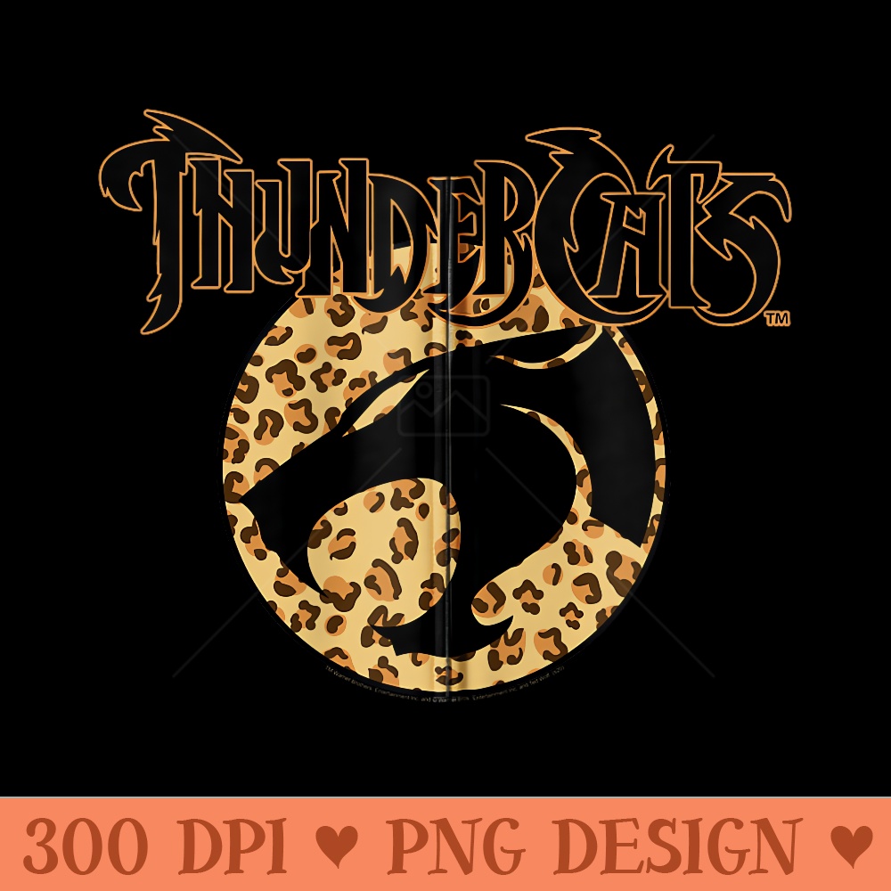 ThunderCats Cheetah Print Logo - Digital PNG Artwork - Bring Your Designs to Life