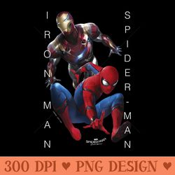 marvel spiderman homecoming iron man the dream team t - png clipart