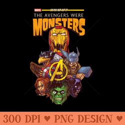 marvel what if the avengers were monsters - high resolution png download