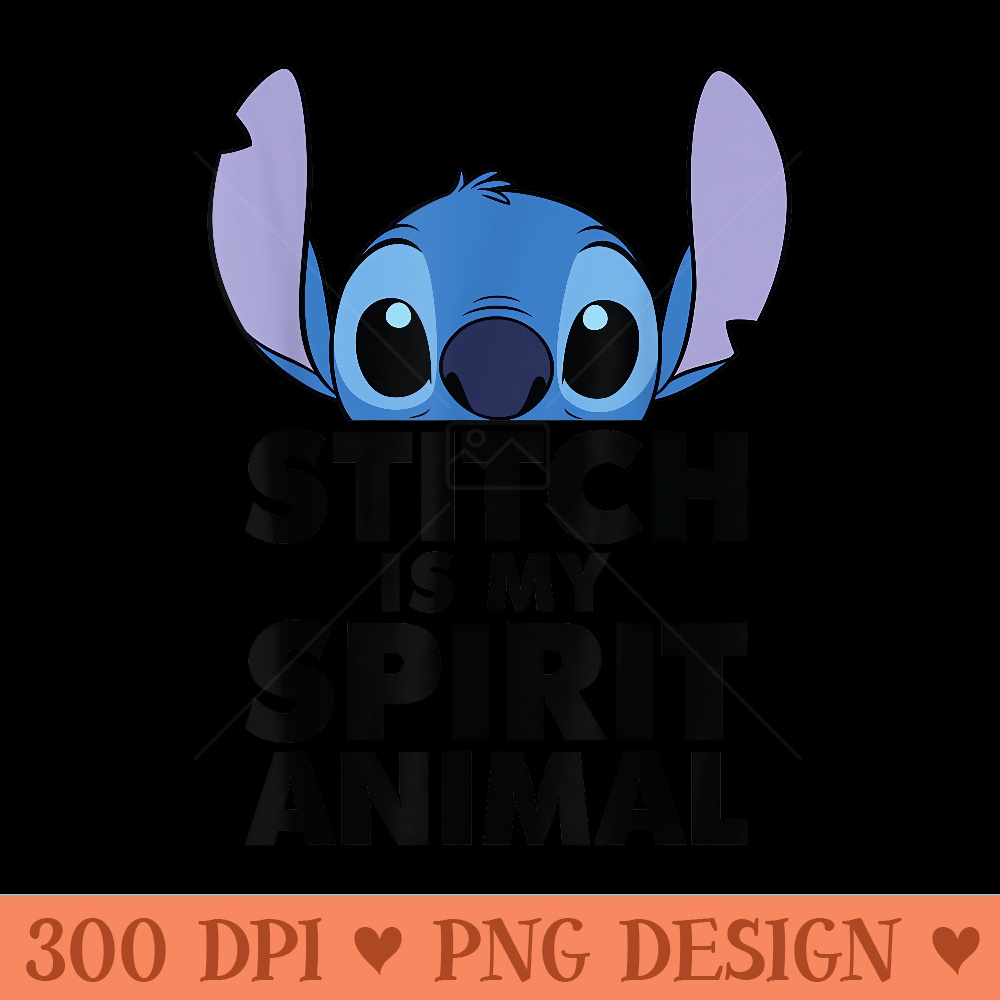 Lilo Stitch Spirit Animal - PNG Design Files - Enhance Your Apparel
