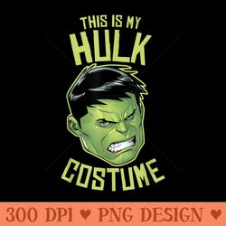 marvel avengers hulk halloween - modern png designs