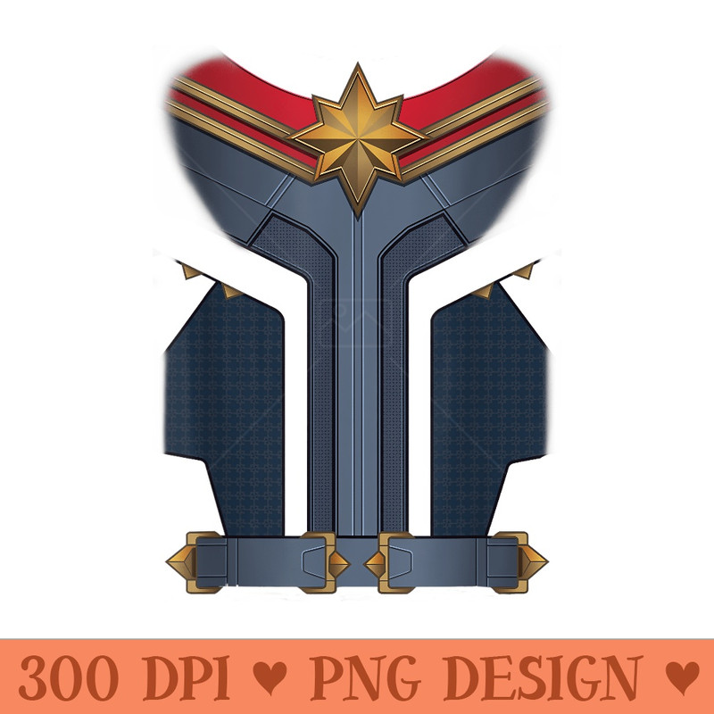 Marvel The Marvels Halloween Captain Marvel Hero - PNG Clipart for Graphic Design - Quick And Seamless Download Process