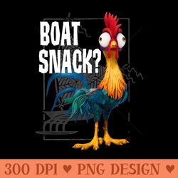 disney moana hei hei boat snack premium t premium - png download