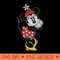 Disney Vintage Minnie Mouse Sweetheart Pose - PNG graphics - Quick And Seamless Download Process
