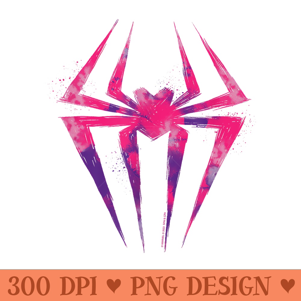 Marvel SpiderMan Across the SpiderVerse SpiderGwen Icon - Printable PNG Graphics - Bold & Eye Catching