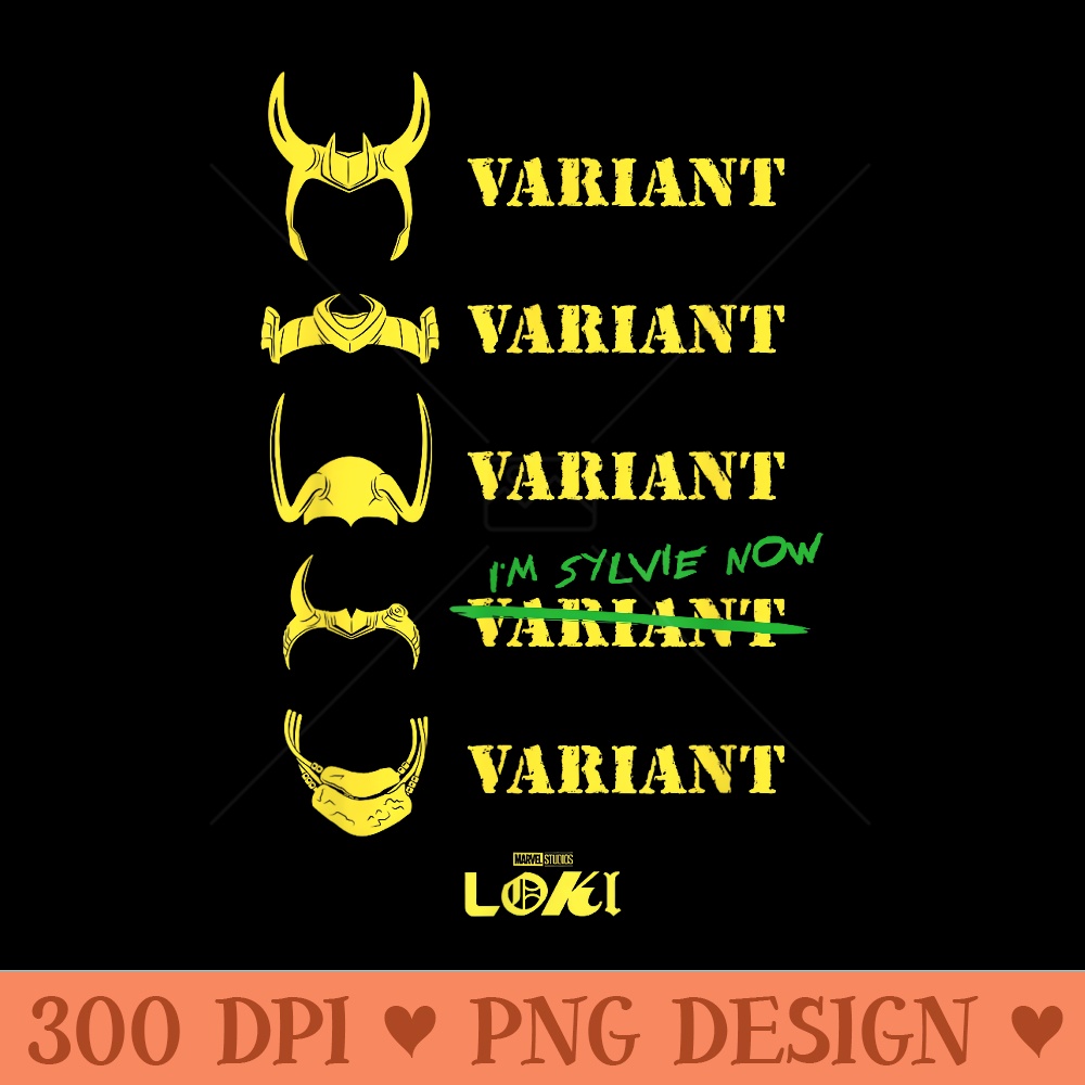 Marvel Loki Variant Sylvie Quote - High Resolution PNG Designs - Spice Up Your Sublimation Projects