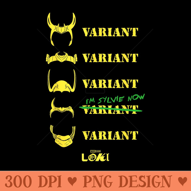 Marvel Loki Variant Sylvie Quote - High Resolution PNG Designs - Spice Up Your Sublimation Projects