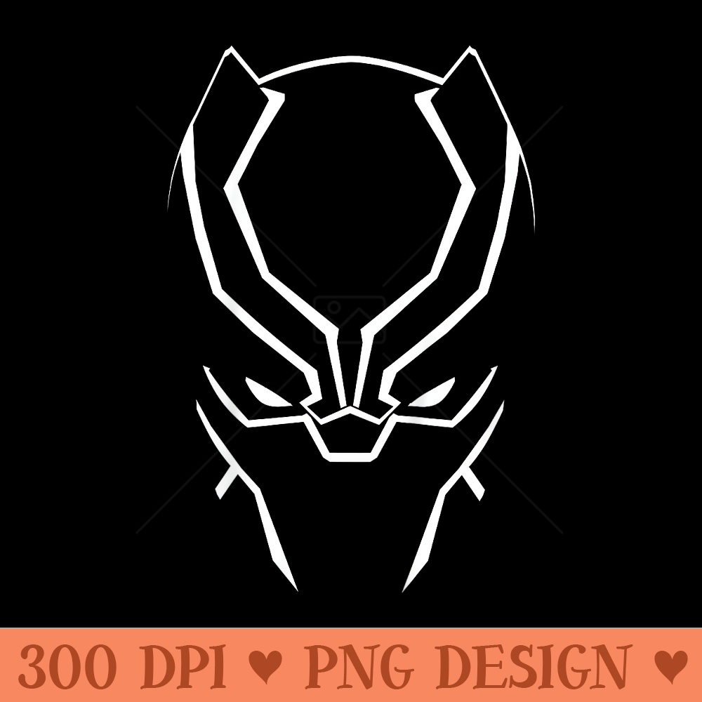 Marvel Avengers Classic Black Panther Super Hero Silhouette - Mug Sublimation PNG - Unique And Exclusive Designs