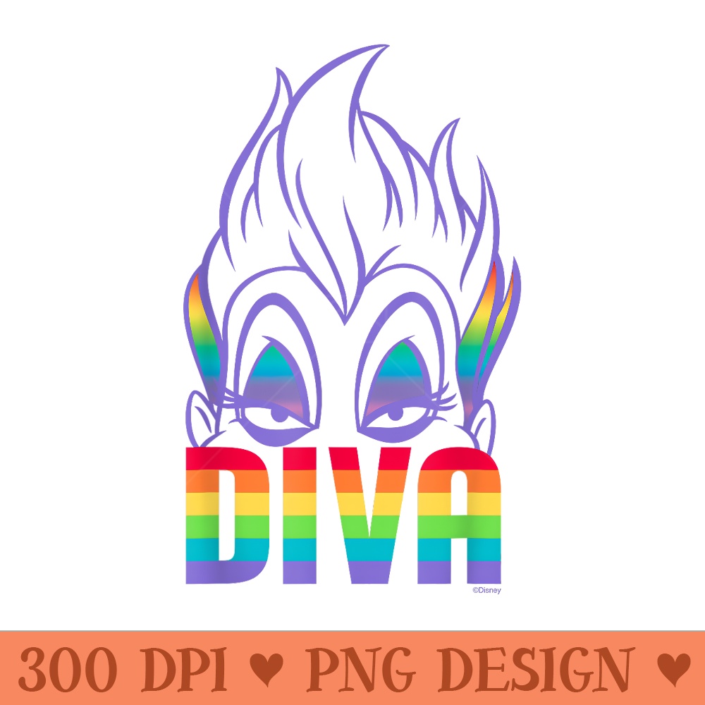 Disney Villains Ursula Diva Pride - Free PNG download - Eco Friendly And Sustainable