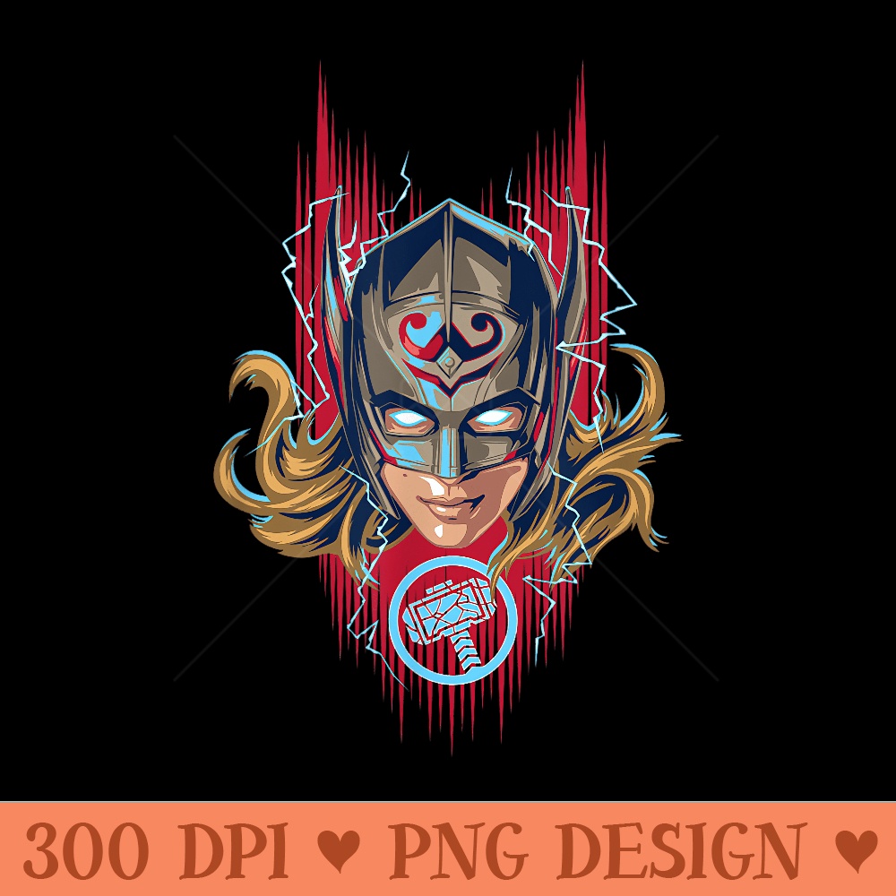Marvel Thor Love and Thunder Mighty Thor - PNG design assets - Unlock Vibrant Sublimation Designs