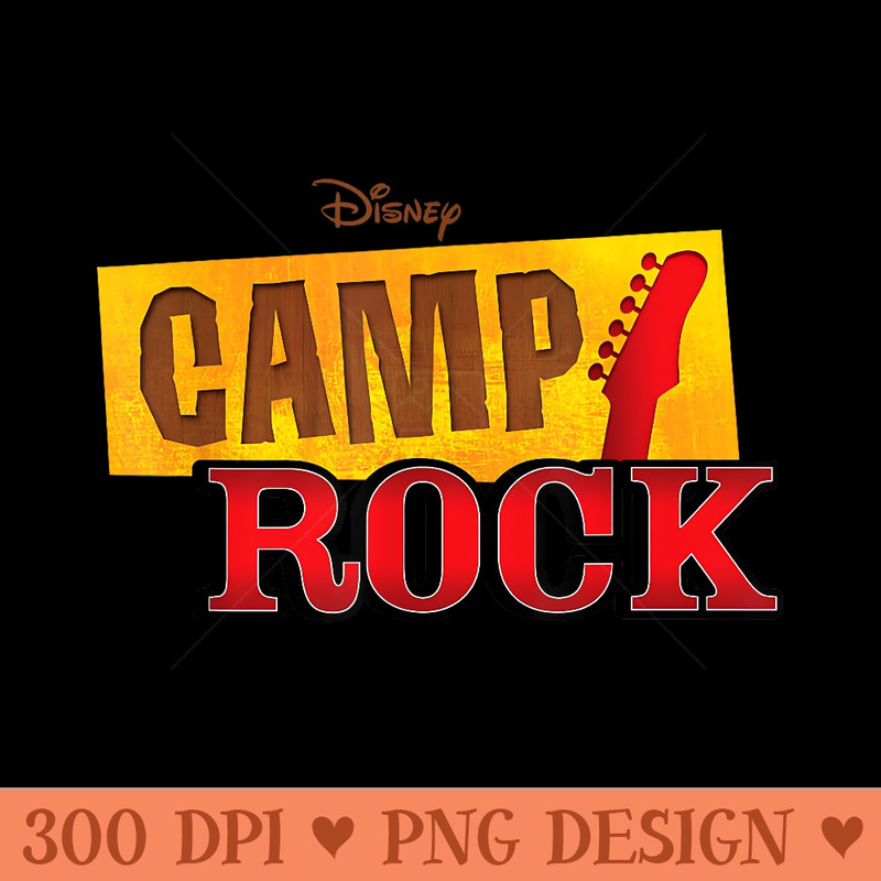 Disney Channel Camp Rock - Printable PNG Images - Enhance Your Apparel