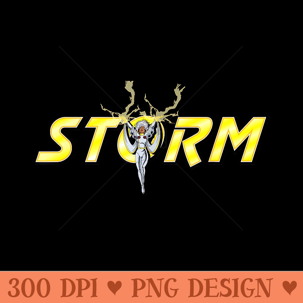Marvel XMen Storm Retro - PNG Download - Spice Up Your Sublimation Projects
